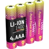 Akku AAA ANSMANN PurePower 1400 4er Li-Ion/1,5V/1400mAh/4er Pack (1311-0034)