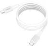 Ansmann kabelis USB-C į USB-C 1700-0203, 1.2m, 60W, magnetinis, silikoninis, baltas