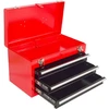 AW-Tools AWTOOLS METALINĖ ĮRANKIŲ DĖŽĖ 3 STALČIAI 45x24x27 cm