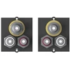 AV adapteris Bachmann RCA (Cinch) x2 - RCA (Cinch) x2, juodas (917.026)