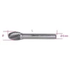 BETA SUKAMASIS dildė ovali 6 mm