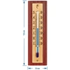Bioterm 010500 kambario termometras, -10 iki +50°C, 12cm, medinis, pakabinamas, aukso skalė