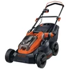 Black & Decker Juodas & Decker 38 cm vejapjovė, 1x2Ah, 1.3A įkroviklis CLM3820L1-QW Juodas DECKER