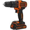 Black & Decker Juodas & Decker Gręžimo mašina Juodas & Decker 18 V 2 x 2 Ah baterija