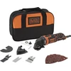 Black & Decker Daugiafunkcis elektrinis įrankis MT300SA2+11 priedų, krepšys, Juodas & Decker