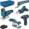 Bosch 12V Profi Set 5 vnt. GSR+GST+GOP+GKS+GSA