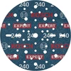 Bosch Fol. šlif. disk O780,50 EXPERT, 150 mm, G240