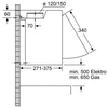 Gartraukis Bosch Bosc intermediate hood DEM66AC00 sidabrinis