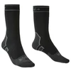 Bridgedale Kojinės Bridgedale StormSock Lt Boot - juodas/pilkas 36 - 39