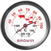 Browin 2-in-1 thermometer for baking (+ 30 ° C + 100 ° C) and orkaitė (+ 50 ° C + 300 ° C)
