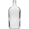 Browin 631414, 6x500ml, stiklinė plokščia butelis su užsukamu dangteliu, dangtelio spalva atsitiktinė