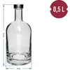 Butelis Browin 631505, 0.5 l, skaidri