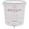 Browin Fermentacijos kibiras 30 L su spausdinta skalė ir čiaupu 340434, 30.0 L, polipropilenas be BPA, su čiaupu, infliacija