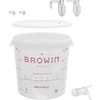 Browin Fermentacijos kibiras 30 L su spausdinta skalė ir čiaupu 340434, 30.0 L, polipropilenas be BPA, su čiaupu, infliacija
