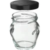 Browin konservavimo stiklainis, 132106, 106 ml, 8 vnt., stiklas, su dangteliu, 53 mm, 4 sriegti tvirtinimai