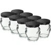 Browin konservavimo stiklainis, 132106, 106 ml, 8 vnt., stiklas, su dangteliu, 53 mm, 4 sriegti tvirtinimai