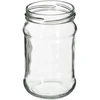 Browin konservavimo stiklainis, 132303, 300 ml, 6 vnt., stiklas, dangtelis Ø66, didelis stiprinimas, universalus dangtelis