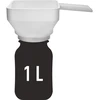 Browin piltuvas "Kvadrato apskritimas", fi 52-85 mm, 139199, 16,5 cm, 0,9 L, ergonomiškas, kvadratinis, tinka indaplovei