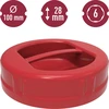Browin Plastikinis atsukamas dangtelis Ø100 136000, 51g, 100mm, 6 kabliukai, be tarpiklio, savaime prispaudžiamas flanšas