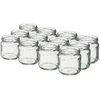 Browin Užsukama stiklainis 212 ml 132211, 212 ml, stiklas, be dangtelio, skylės skersmuo 66 mm, 12 vnt.