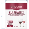 Browin vyno skaidrintuvas 401620, 7g, 30-50L, lengva naudoti, matomas efektas per 7 dienas