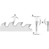Diskas pjovimo HW 216x2,8x30 Z48 a -5° Neg. b 15° ATB, CMT