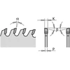 Diskas pjovimo 250x3,2x30 Z80 HM, CMT