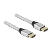 Delock Ultra High Speed HDMI kabelis 48 Gbps 8K 60 Hz sidabrinis 0,5 m sertifikuotas