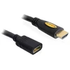 DELOCK ilginimo kabelis didelės spartos HDMI su eternetu – HDMI A kištukas > HDMI A moteriškas 3m