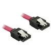 DELOCK Cable SATA 6 Gb/s 10cm tiesus/tiesus