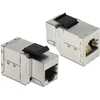 MODUŁ KEYSTONE GNIAZDO RJ45(F)->RJ45(F) KAT.6 DO PUSZKI MONTAŻOWEJ DELOCK