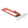 Delock PCI Express x4 kortelė su 1 x M.3 / NF1 lizdu – žemo profilio formos koeficientas