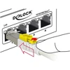 Delock Patchkabel SSTP CAT 6A Secure baltas 5,0m