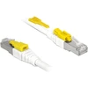 Delock Patchkabel SSTP CAT 6A Secure baltas 5,0m