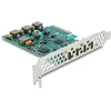 Delock USB valdiklis 90935, PCIe x4 3.0, 4x USB-C 10 Gbit/s, žemo profilio, Asmedia ASM3142, VIA VL820