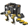 Įrankių rinkinys DeWalt DCK276P3T-QW (DCD996 + DCF887); 18 V; 3x5,0 Ah akum.