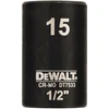 Dewalt Smūginis antgalis. 1/2 colio 15 mm, 6 vnt.