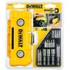 Dewalt 15 dalių atsuktuvų rinkinys - ph1, ph2, ph3, pz1, 2x pz2, pz3