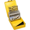 Grąžtas Grąžtų komplektas metalui DeWalt HSS-G; 1-10 mm; 19 vnt.