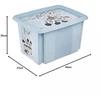 *****KEEEPER dėžė besisukanti 30L Mickey mėlynas 81152