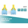 Assmann Electronic DIGITUS CAT 5e U-UTP patch kabelis PVC AWG 26/7 ilgis 5 m geltona spalva