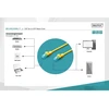 Assmann Electronic DIGITUS CAT 5e U-UTP patch kabelis PVC AWG 26/7 ilgis 5 m geltona spalva