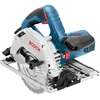 Bosch Handkreissäge GKS 55+ GCE Professional (blau, 1.350 Watt, L-BOXX, Führungsschiene FSN 1400)