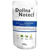 DOLINA NOTECI Premium - šlapias šunų ėdalas, gausus menkių ir brokolių - 150 g
