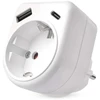 Emos Adapteris P0075, 1×, 1×USB-A 5V/2,4A/12W, 1×USB-C 5V/3A/15W, 3680W, IP20, vaikų apsauga