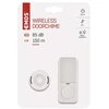 Emos Bevielis durų skambutis P5734, P5734, 150 m, 10 melodijų, 85 dB, IP56, 230 V AC, automatinis poravimas