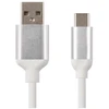 Emos USB-A 2.0 / USB-C 2.0 charging/data cable, 1m, baltas