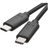 Emos Įkrovimo ir duomenų kabelis SM7028BL, 1m, 100W, 480 Mbit/s, USB-C-C, juodas