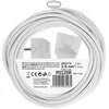Emos Ilgintuvas P0125R, 5 m, 1x2P+PE SCHUKO, balta, PVC, 1 vnt, 3 680 W, vaikų apsauga