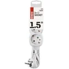 Emos Ilgintuvas P0321, 1,5 m, 3× 2P + PE, balta, PVC, 3680 W, vaikų apsauga